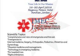The First International Medical Emergencies ConferenceIMEC Jordan 2018